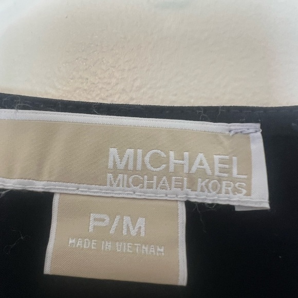 Michael Kors Women’s Black Contemporary Stretchy Midi Dress szPM Minimalist - Picture 3 of 8